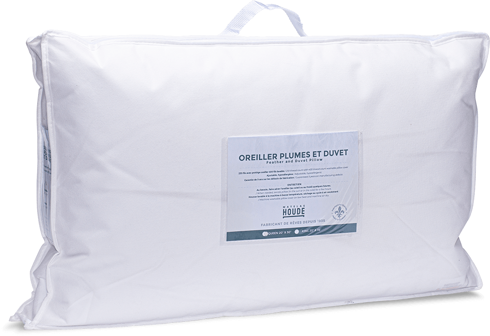 Oreiller Duvet et plumes